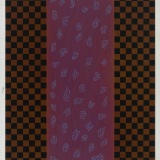 ‘Well of Souls’, acrylic on polyester canvas, 61 × 51cm, November 2024. Photography: Michael Bradfield.