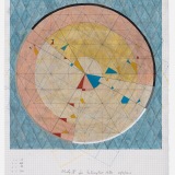 'Study III for interrupted Fates', mixed media on graph paper, 49.0 x 39.0cm (paper size), 22 April 2022. Photography: Michele Brouet.