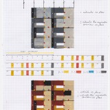 (1,2,5) Rotation x (1+3), mixed media on graph paper, 28.8 x 21.0cm (paper size), 12 July 2016. Photography: Michele Brouet.