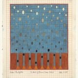 ‘The Souls of Chimney Sweeps: Study II’, Acrylic and ink on graph paper, 28.0 x 23.0 cm (paper size), 5 October 2023. Photography: Michele Brouet.