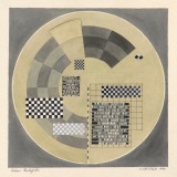 ‘Untitled No. 8’, collage, acrylic, watercolour and ink on paper, 28 × 28cm, 1990. Photography: Michele Brouet.