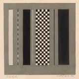 ‘Untitled no.17, Watercolour and ink on paper, 15 x 15cm, 1990. Photography: Michele Brouet.