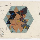‘Untitled’, acrylic, watercolour and ink on paper, 56 x 75cm (paper size), 1984. Photography: Michele Brouet.