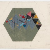 ‘Untitled’, acrylic, watercolour and ink on paper, 56 x 70cm (paper size), 1984. Photography: Michele Brouet.