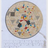 Study for Four Fates VII, mixed media on graph paper, 42.0 x 29.8cm (paper size), 19 April 2021. Photography: Michele Brouet.
