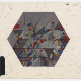 ‘Untitled’, acrylic, watercolour and ink on paper, 56 x 72cm (paper size), 1984. Photography: Michele Brouet.