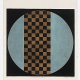 ‘At the edge of the Universe II’, Hand coloured aquatint, 60 x 49cm (paper size), January 1993. Photography: Michele Brouet.
