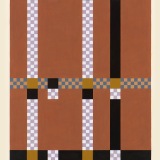 ‘Untitled No. 129’, acrylic and watercolour on paper, 75 × 50cm, June 2003.