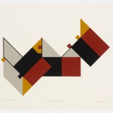 ‘(3,5,8) subtractive, cluster II’, acrylic on paper, 43.5 x 52cm (paper size), February 2012. Photography: Michele Brouet.