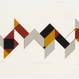 ‘(3,5,8), subtractive, cluster IV’ acrylic on paper, 36.5 x 52cm (paper size), February 2012. Photography: Michele Brouet.