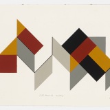 ‘(3,5,8) version 1B, cluster I’, acrylic on paper, 28.5 x 51.5cm (paper size, February 2012. Photography: Michele Brouet.