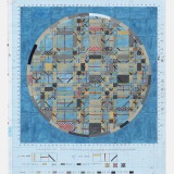 ‘Complex Universe’, acrylic, watercolour and ink on paper, 50 x 39cm (paper size), 7 July 2020. Photography: Michele Brouet.