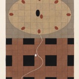 ‘Experience I’, acrylic, watercolour and ink on paper, 19 x 14cm, June 2004. Photography: Michele Brouet.