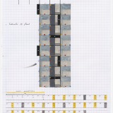 (1,2,8) Rotation x (1+6), mixed media on graph paper, 28.8 x 21.0cm (paper size), 14 July 2016. Photography: Michele Brouet.