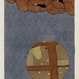 ‘Small world’, acrylic, watercolour and ink on paper, 19 x 14cm, October 2005. Photography: Michele Brouet.