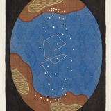 ‘Red rover come over II’, acrylic, watercolour and ink on paper, 19 x 14cm, November 2005. Photography: Michele Brouet.