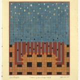 ‘The Souls of Chimney Sweeps: Study III’, Acrylic, ink and watercolour on graph paper, 42.0 x 30.5cm (paper size), 10 October 2023. Photography: Michele Brouet.