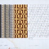 Study for ‘Acts of Faith’, acrylic, ink and pencil on graph paper, 30 x 42cm (paper size), 30 June 2013. Photography: Michele Brouet.