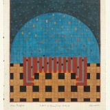 ‘The souls of Chimney Sweeps: Study IV’, Acrylic, ink and watercolour on graph paper, 43.5 x 31.5cm (paper size), 15 October 2023. Photography: Michele Brouet.