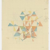 ‘Untitled’, Watercolour and ink on paper, 66 x 51cm (paper size), 1978. Photography: Michele Brouet.