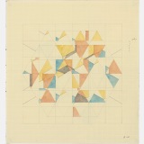 ‘Untitled’, Watercolour and ink on paper, 66 x 61cm (paper size), 1978. Photography: Michele Brouet.