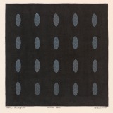 ‘Universe No 9’, Ink and collage on paper, 30 x 30cm, September 1994. Photography: Michele Brouet.