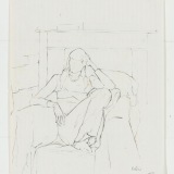 ‘Debbie’, pencil on computer paper, 39 × 28cm (paper size), 1977. Photography: Michael Bradfield.