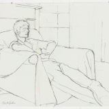 ‘Julian’, pencil on computer paper, 28 × 39cm (paper size), 1977. Photography: Michael Bradfield.