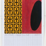 'Study II for "Losing faith'’, watercolour, ink and acrylic on graph paper, 29.5 × 21.0cm (paper size), 10 December 2025. Photography: Michael Bradfield.