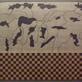 ‘Della Palestina’, Ink and watercolour on paper, 50 x 90cm, 1998. Photography: Michele Brouet.