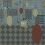 ‘Untitled number 62’, acrylic and collage on aquatint, 22.7 x 60.4cm, March 1995. Photography: Michele Brouet.