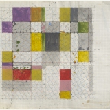 Working Drawing, Mixed media on graph paper, 59.0 x 84.0cm (paper size), January 1983. Photography: Michele Brouet.