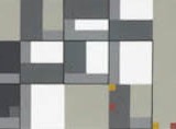 ‘(2,3,5) x 5 rotations’, acrylic on paper, 8 x 63.5cm, June 2013. Photography: Michele Brouet.