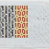 ‘Study for Acts of Faith’, acrylic, ink and pencil on graph paper, 29 x 42cm (paper size), April 2013. Photography: docQment.