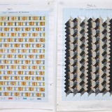‘(1,2,3) Subtractive, 80 Rotations’, Number sequence and working drawing, Pencil, ink and acrylic on graph paper, 29.8 x 21.1cm (paper size, each sheet), July 2011. Photography: Self.