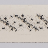 (3,5,13) Subtractive x 11 times’, acrylic and ink on paper, 13 x 134cm (image size), 2011. Photography: Simon Peter Fox.