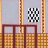 ‘Study for Over Time’, acrylic and watercolour on paper, 20.3 x 50.7cm, September 2009. Photography: Michele Brouet.