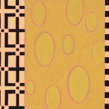 ‘Malevich and other Ghosts III’, acrylic and watercolour on paper, 12 x 20cm, October 2008. Photography: Michele Brouet.