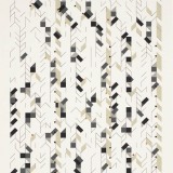 ‘(5,8,13) Subtractive x 4’, acrylic and ink on paper, 54 x 45cm, September 2008. Photography: Michele Brouet.