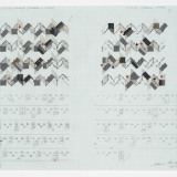 Working Drawing, acrylic, ink and pencil on graph paper, 29 x 39cm, April 2008,Photography: Michele Brouet.