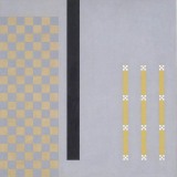 ‘Untitled number 128’, acrylic, watercolour and ink on paper, 53 x 53cm, February 2003. Photography: Michele Brouet.