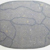 ‘Novus Celestis XVII’, acrylic, watercolour and ink on paper, 57 x 87cm, December 2001. Photography: Michele Brouet.